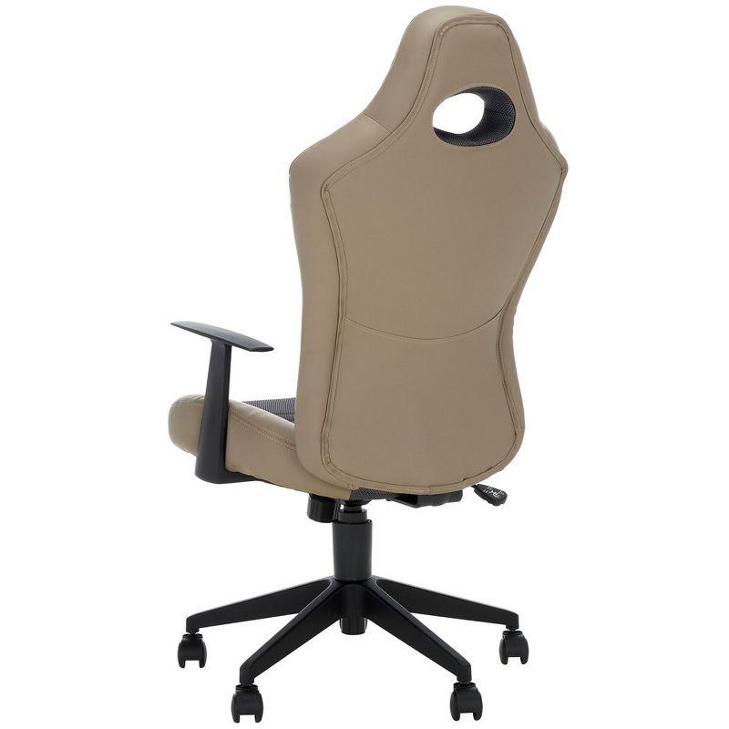 Belinda Desk Chair - Black/Grey - Safavieh