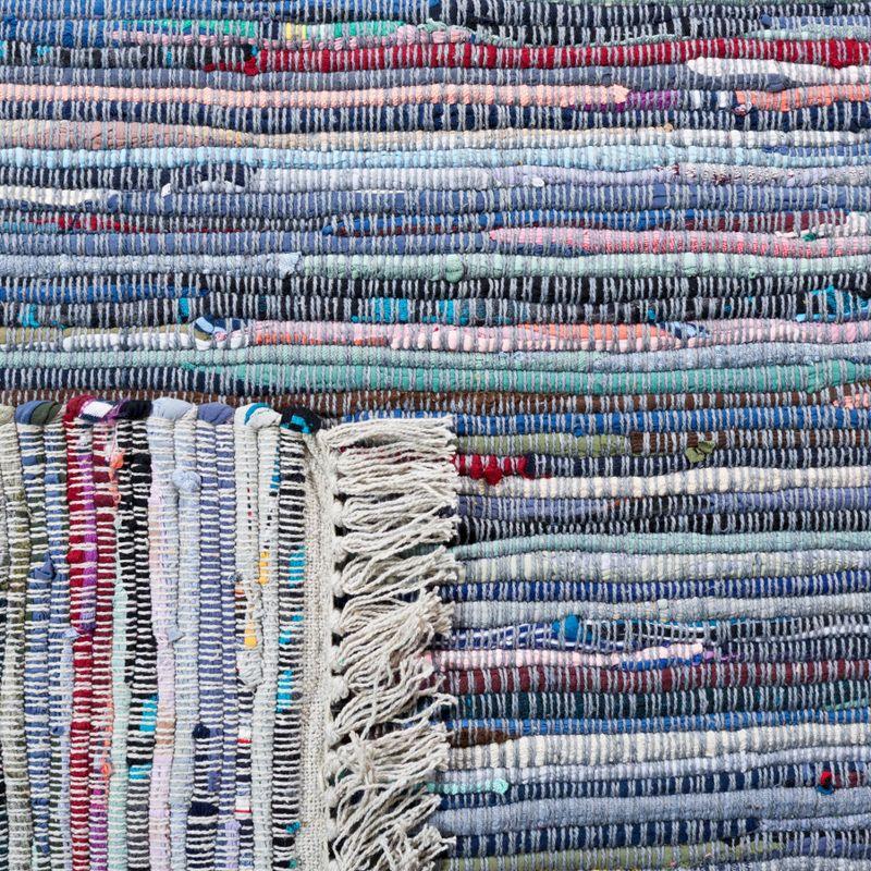 Rag Runner Rug RAR122 Hand Woven Runner Rug - Purple/Blue - 2'3"x9' - Safavieh.