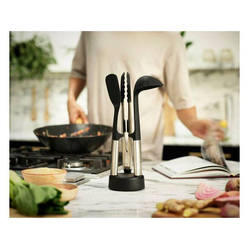 Joseph Joseph Joseph Joseph Elevate Fusion 3-Piece Utensil Set with Storage Stand