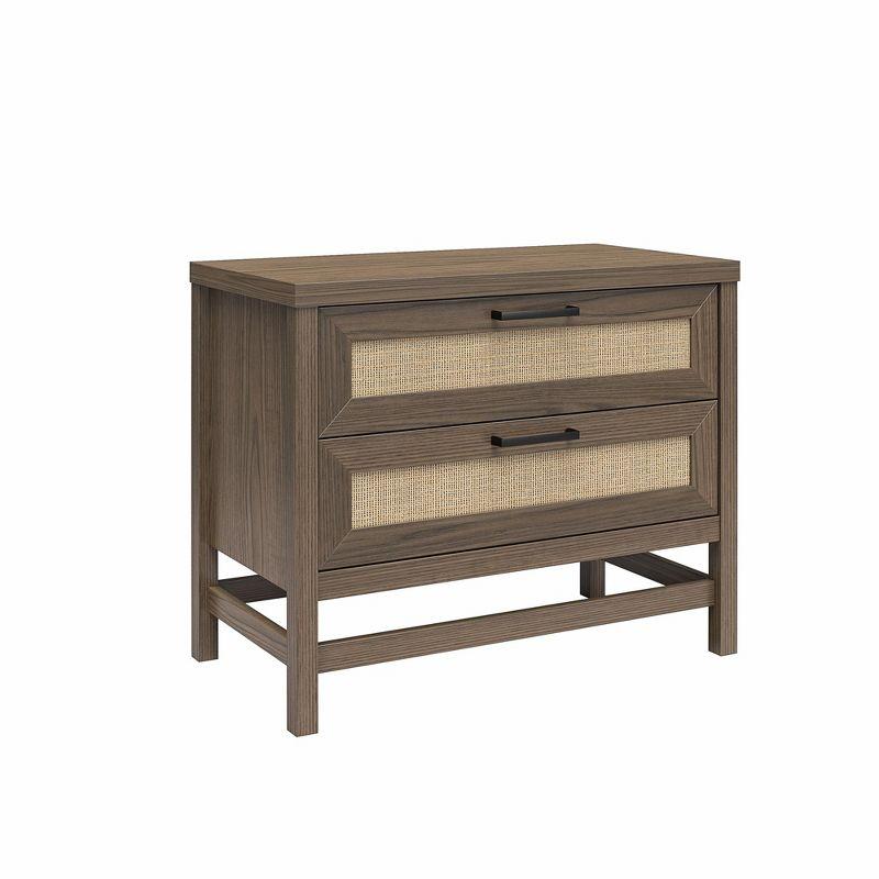 Ameriwood Home Lennon 2 Drawer Nightstand