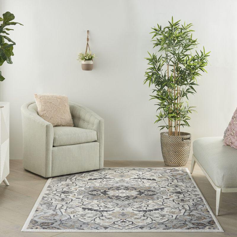 Nourison Elation Floral Medallion Indoor Rug