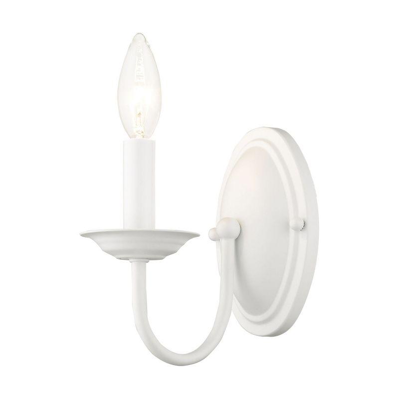 Livex Lighting Home Basics 1 - Light Wall Light in  White