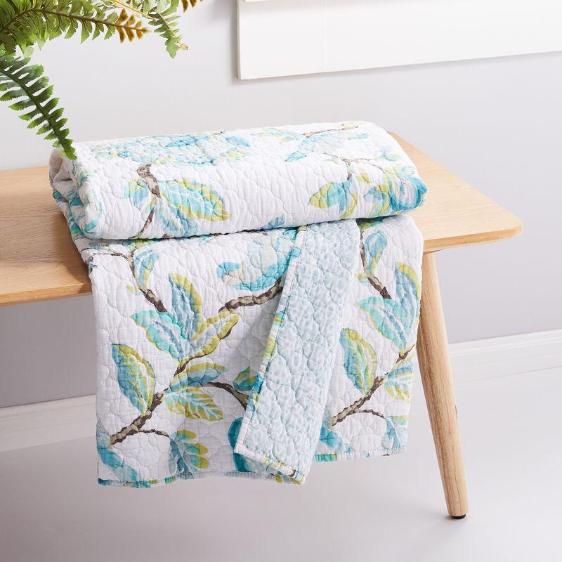 Cressida  Floral Quilted Throw - Levtex Home