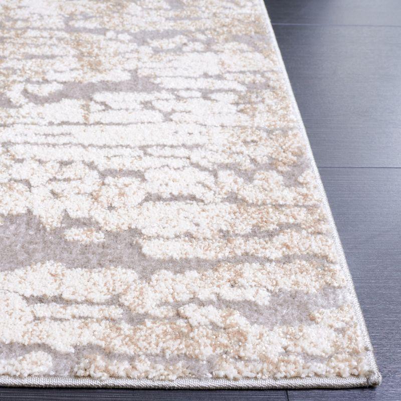 Spirit 100 SPR126 Power Loomed Indoor Area Rug - Taupe/Ivory - 6'7"x6'7" - Safavieh