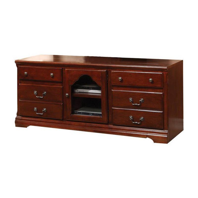 Acme Furniture Hercules TV Stand for TVs up to 59" Cherry Finish