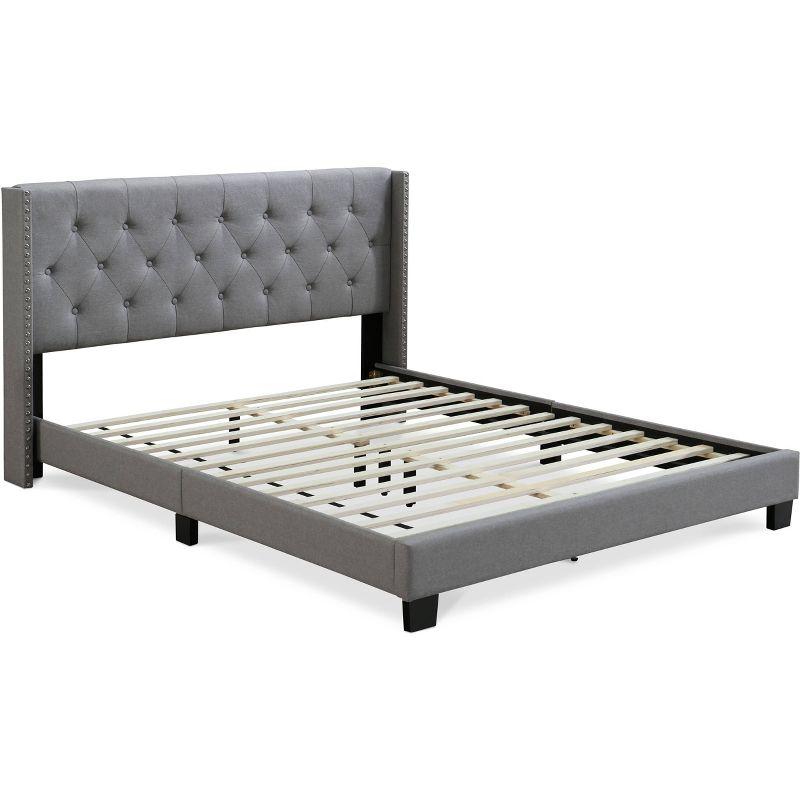 Adler Upholstered Bed - Finch