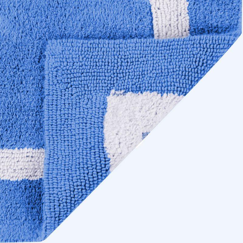 Highland Dunes Widman 100% Cotton Bath Mats Reversible Super Absorbent Soft Bathroom Rug