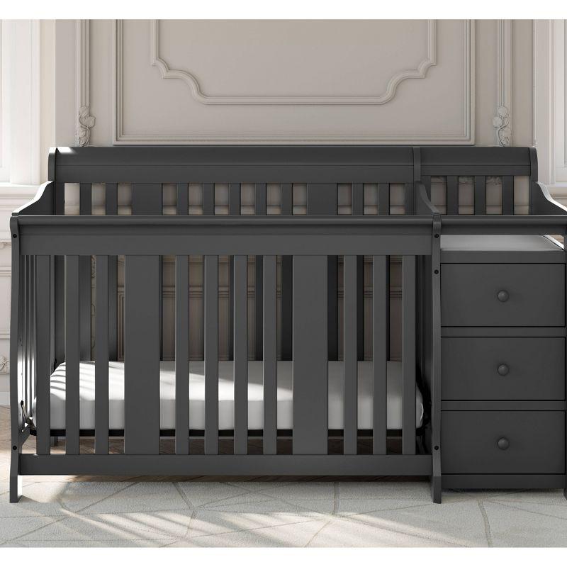 Storkcraft Portofino 5-in-1 Convertible Crib and Changer