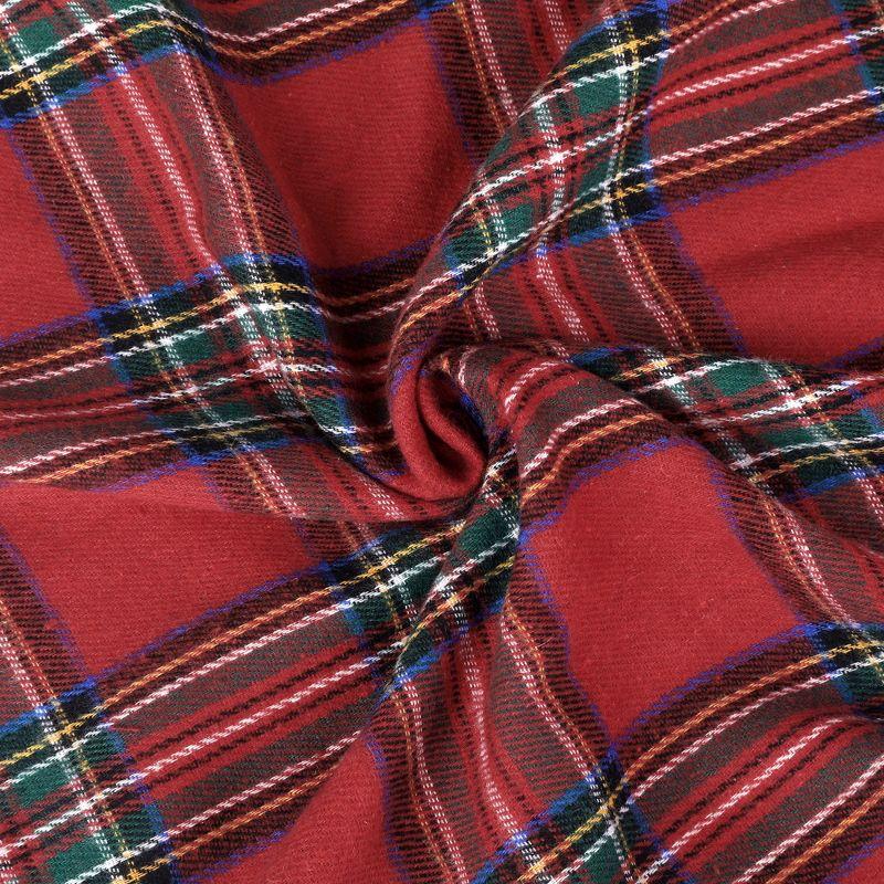 Unique Bargains Festive Plaid Scottish Tartan Pillow Covers 2 Pcs