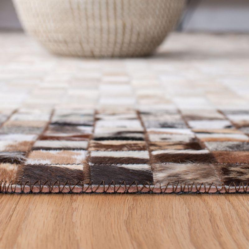 Studio Leather STL812 Hand Woven Area Rug - Beige/Brown - 4'x6' - Safavieh.