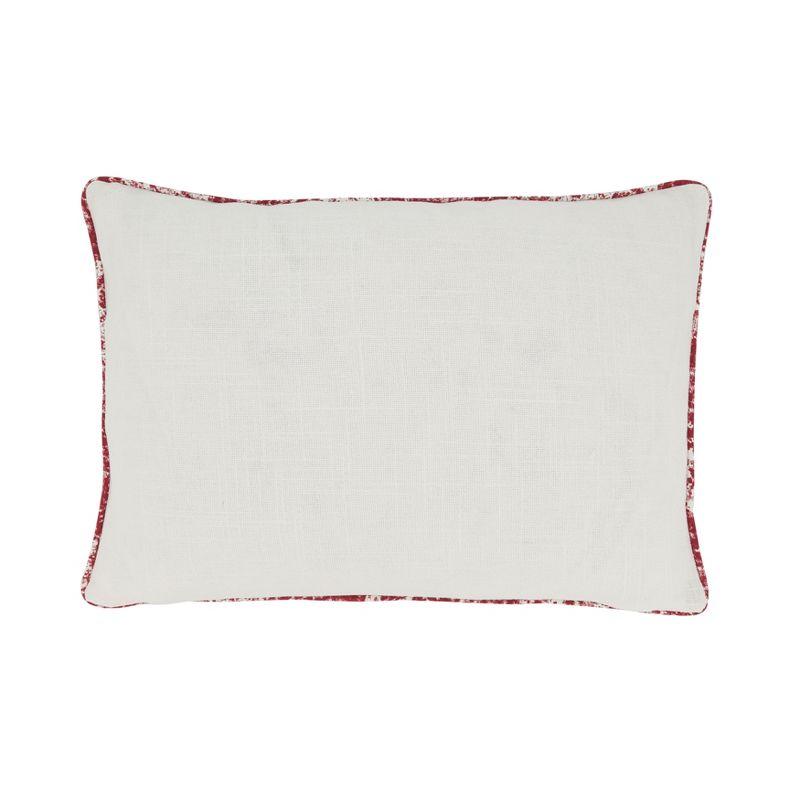 Seasonal Serenity Noel Rectangular Cotton Throw Pillow