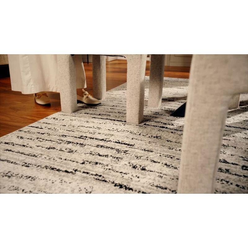 Adirondack ADR117 Machine Made Indoor Accent Rug - Blue/Silver - 3'x5' - Safavieh