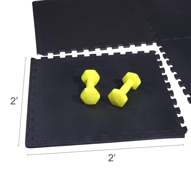 BalanceFrom Fitness Balancefrom Fitness 48 Sq Ft Interlocking EVA Foam Exercise Mat Tiles