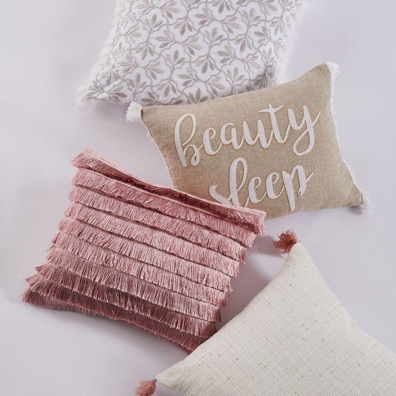 Levtex home Nadita Textured Tassel Pillow