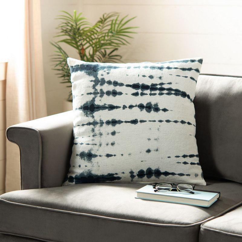 Abstract Cotton Throw Pillow