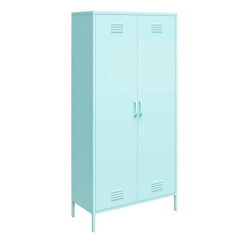 Cache 2 Door Tall Metal Locker Style Storage Cabinet