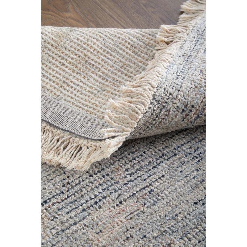 Caldwell Transitional Distressed Gray/Blue/Taupe Area Rug