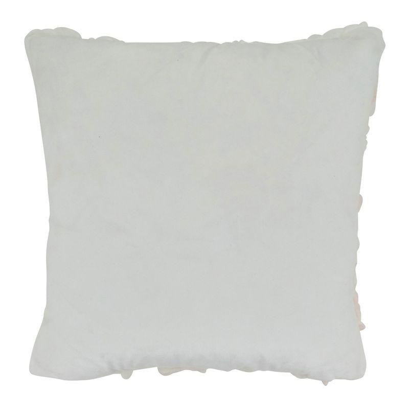 Saro Robbie Hart Collection Appliqued Throw Pillow