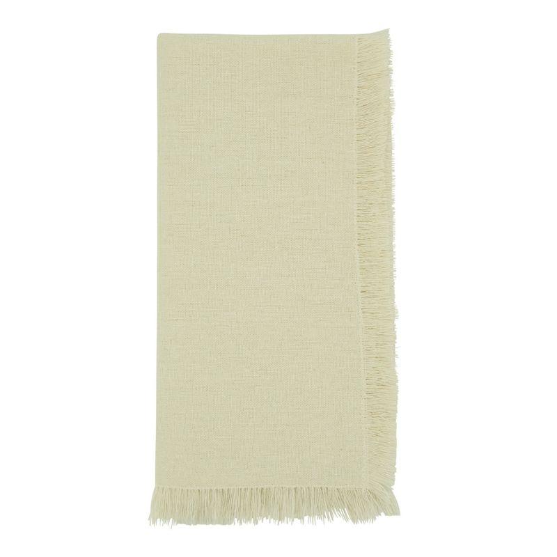 Saro Emery Collection 100% Cotton No Pattern Square Napkin (Set of 4)