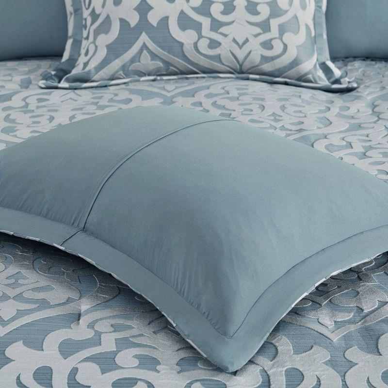 Madison Park Odette Jacquard 8 Piece Comforter Set
