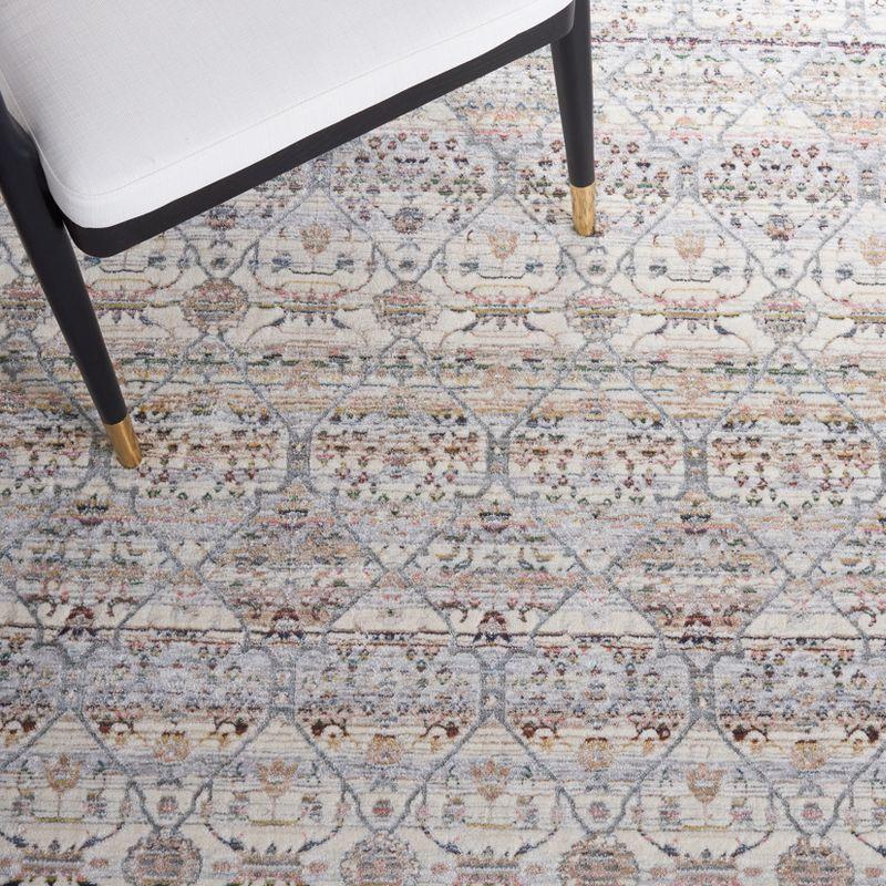 Princeton PRN911 Power Loomed Area Rug - Ivory/Blue - 8'x10' - Safavieh.