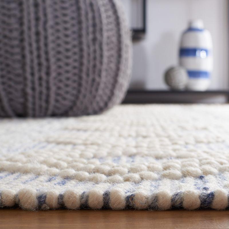 Natura NAT297 Hand Woven Indoor Accent Rug - Ivory/Blue - 3'x5' - Safavieh