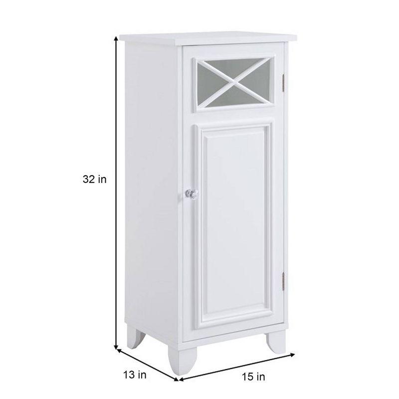 Dawson One Door Floor Cabinet - Elegant Home Fashions