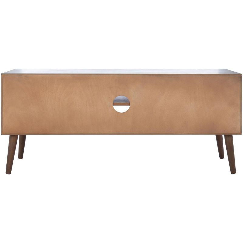 Sorrel Mid - Century Media Stand - Brown - Safavieh