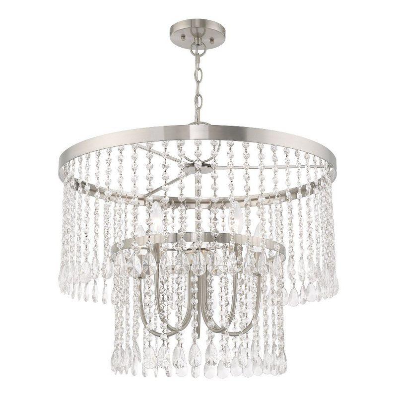 Livex Lighting Elizabeth 5 - Light Chandelier in  Brushed Nickel