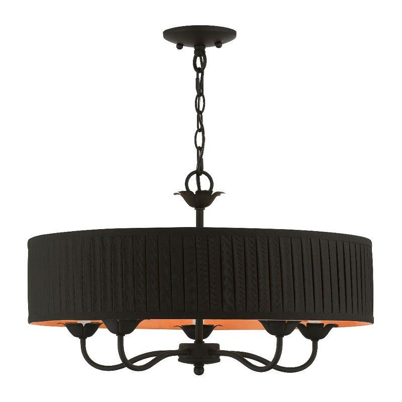 Livex Lighting Harrington 5 - Light Pendant in  Black