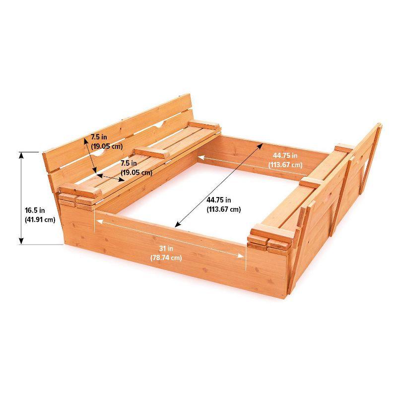 Covered 2-Bench Sandbox