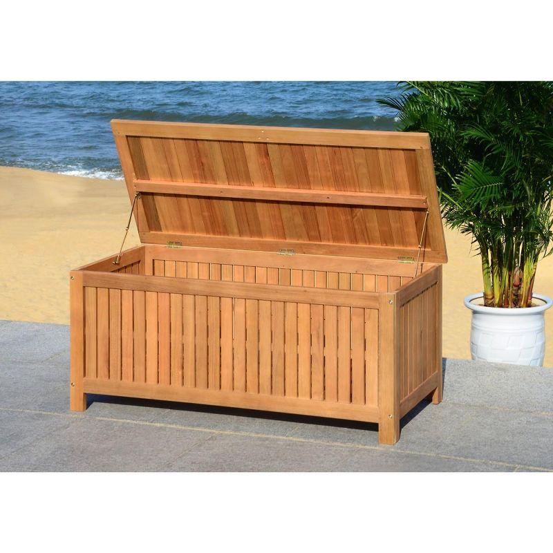 Abri 47.63 Inch L Outdoor Cushion Deck Box  - Safavieh