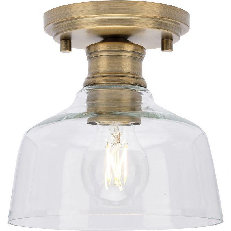 Glass Semi Flush Mount