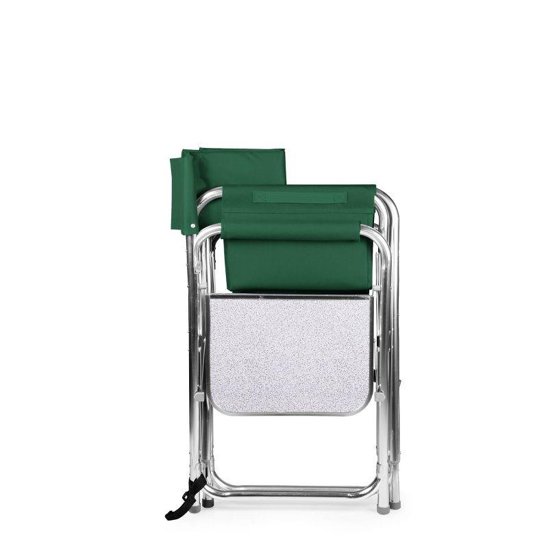 Picnic Time Outdoor Portable Sports Camp Chair with Table and Pockets