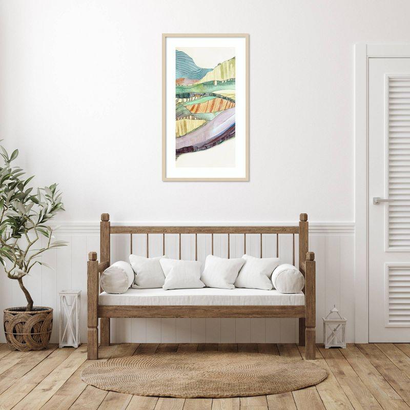 Amanti Art 24"x41" Movements by Jacob Q Wood Framed Wall Art Print