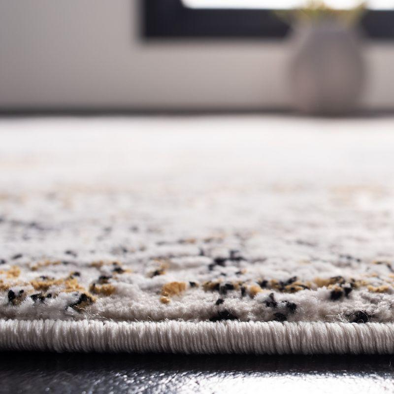 Amalfi AMF572 Power Loomed Area Rug - Creme/Gold - 5'3"x7'6" - Safavieh.