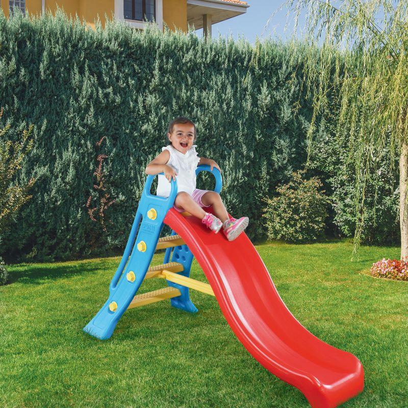 Dolu: Big Colorful Plastic Outdoor Lawn Water Slide, Ages 2+