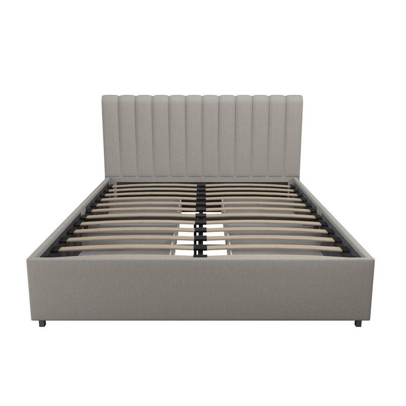 Brittany Upholstered Unfinished Platform Storage Bed