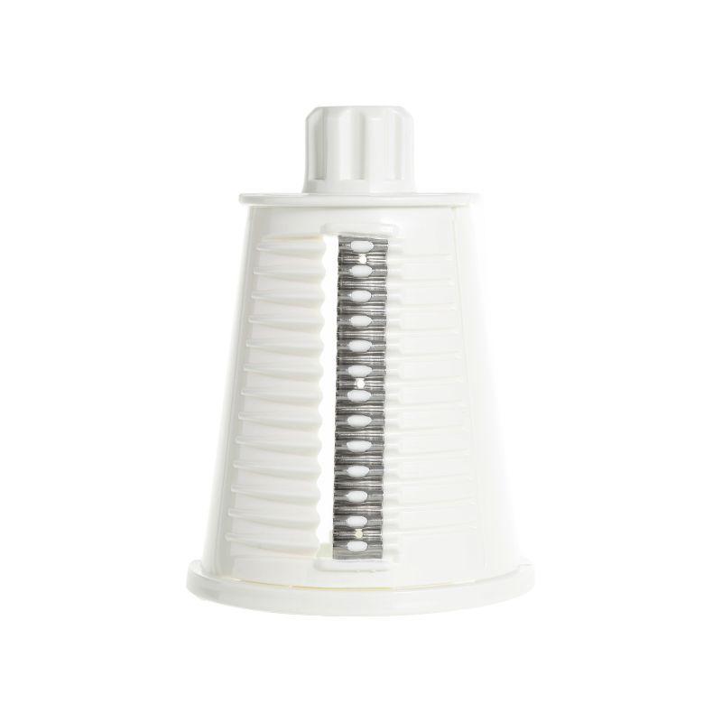 Rotary Cheese Grater with Handle, Manual Cheese Shredder Strong Suction Base. Kitchen Mandoline Vegetable Slicer. Grater for Fruit, Vegetables, Nuts