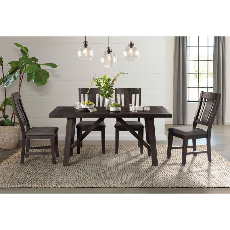 Gray Reclaimed Wood Rustic Farmhouse Dining Table