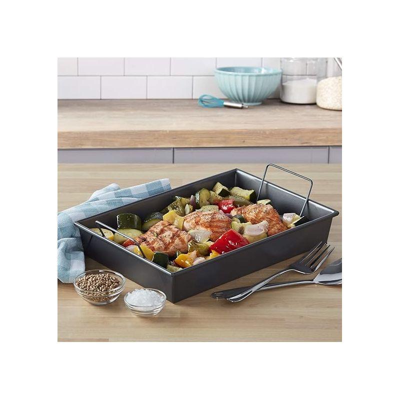 Chicago Metallic Chicago Metallic Professional 13-Inch Non-Stick Roast Pan With Rack