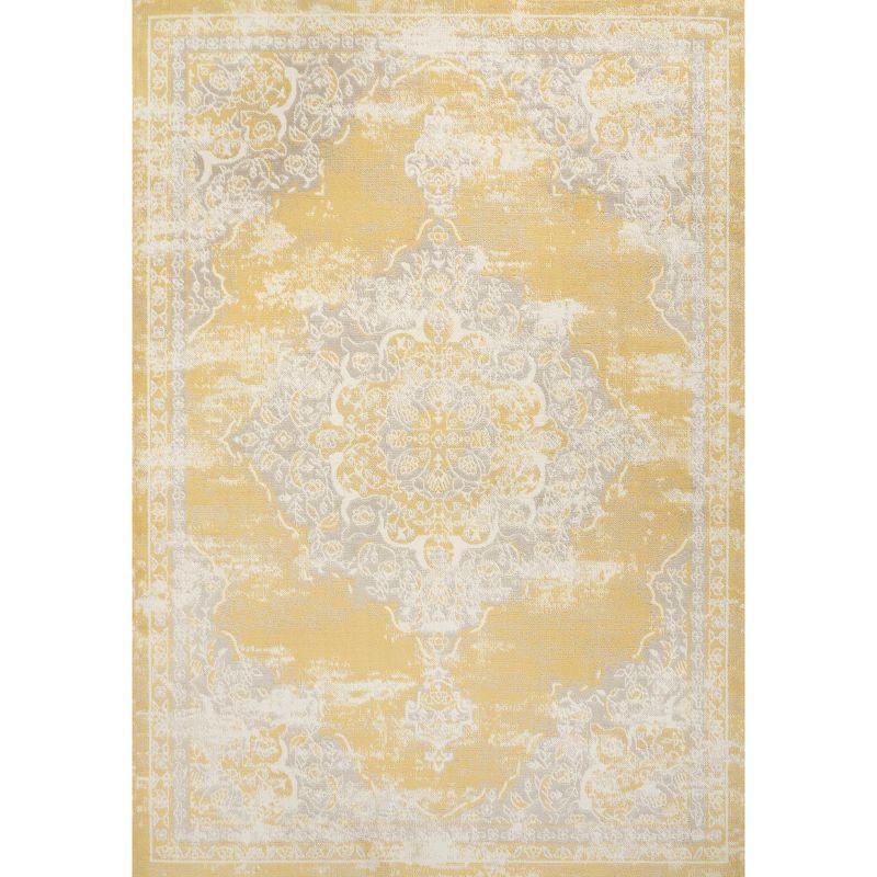 Alhambra Ornate Medallion Modern Indoor Area Rug - JONATHAN Y