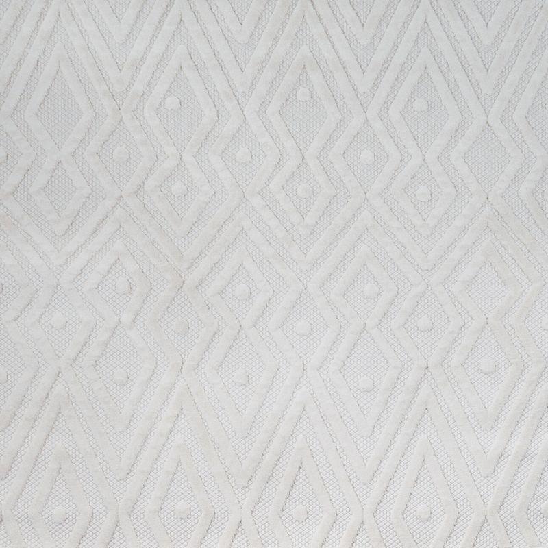 5' x 5' Balansat Moroccan Diamond Indoor/Outdoor Area Rug, Ivory - JONATHAN Y