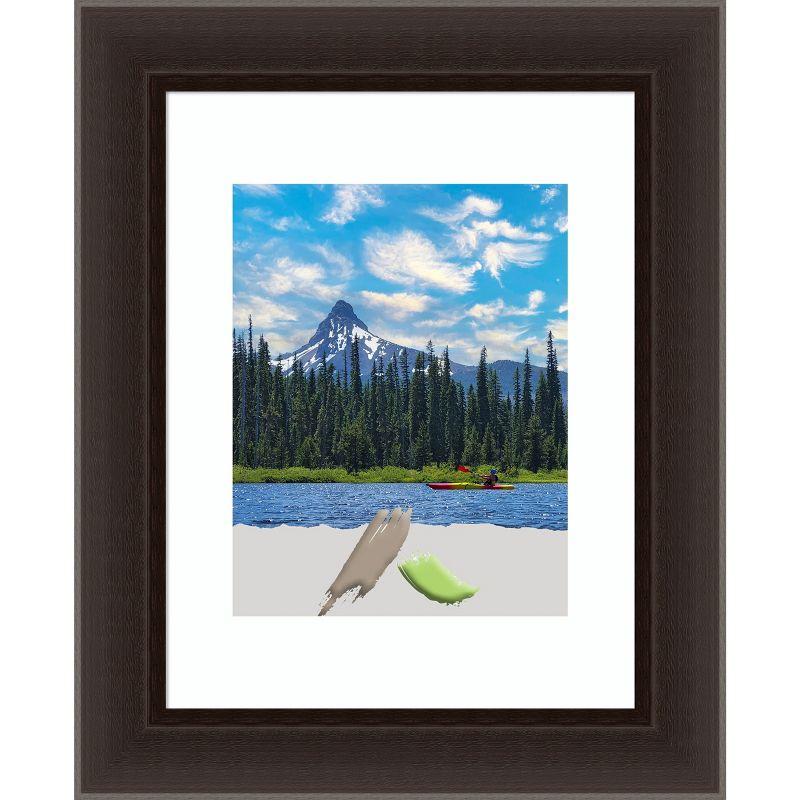 Romano Espresso Narrow Wood Single Photo Frame 15" x 18"