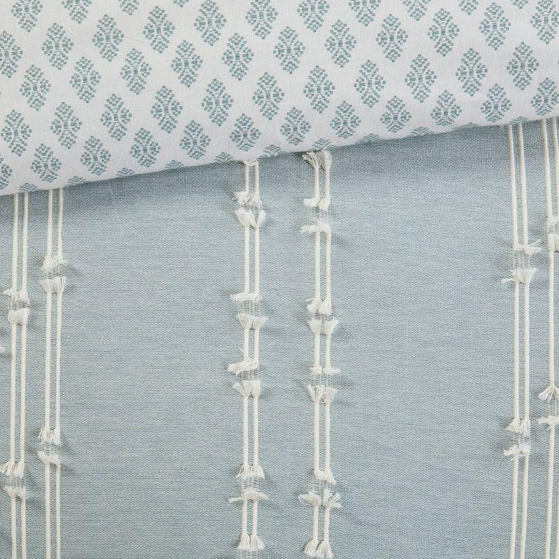 3 Piece Cotton Jacquard Bedding Set