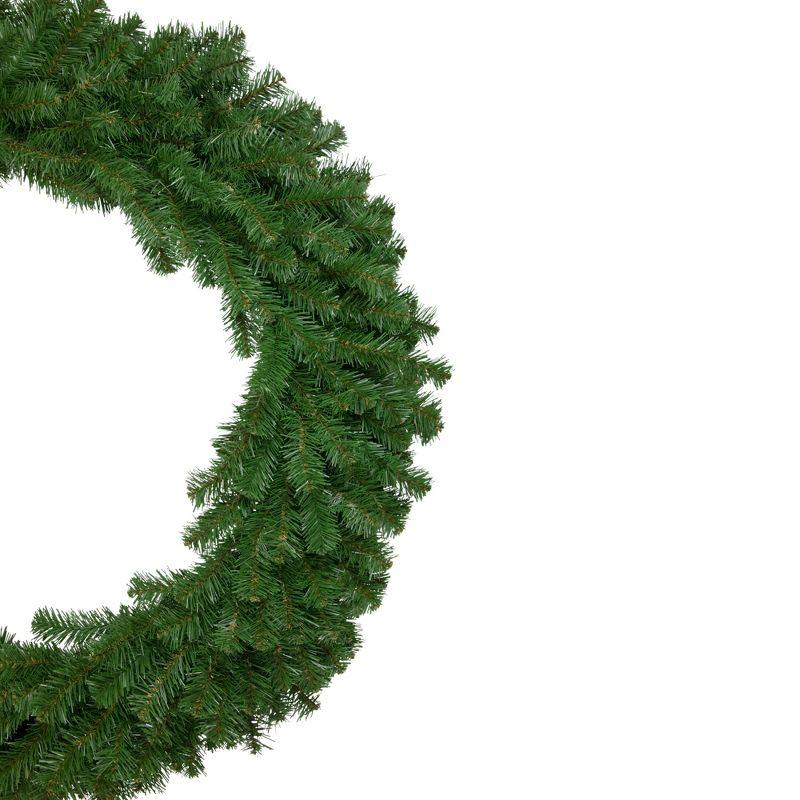 Northlight 36" Canadian Pine Artificial Christmas Wreath - Green Unlit