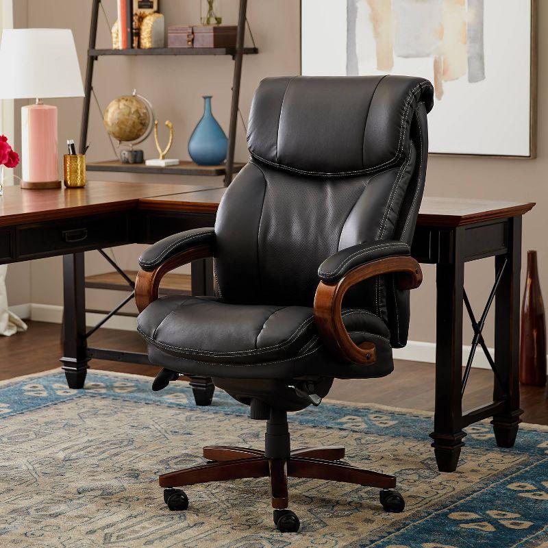 La-Z-Boy Trafford Big and Tall Executive Ergonomic Office Chair with AIR Lumbar Technology