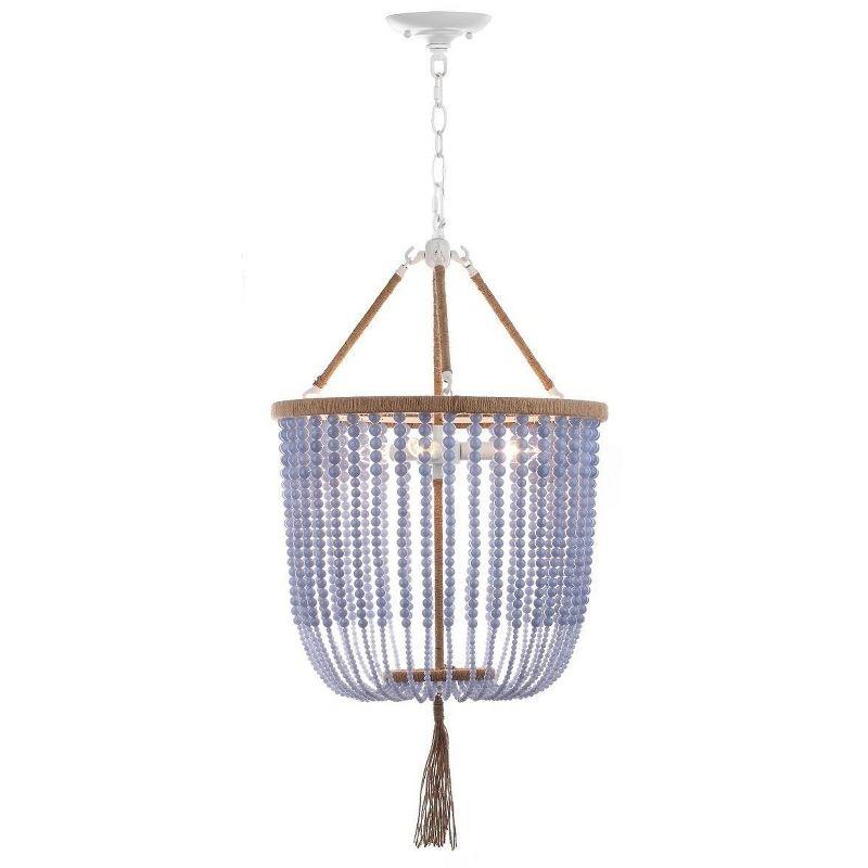 Angie Beads Pendant Lamp - LIT4476 - Blue - Safavieh