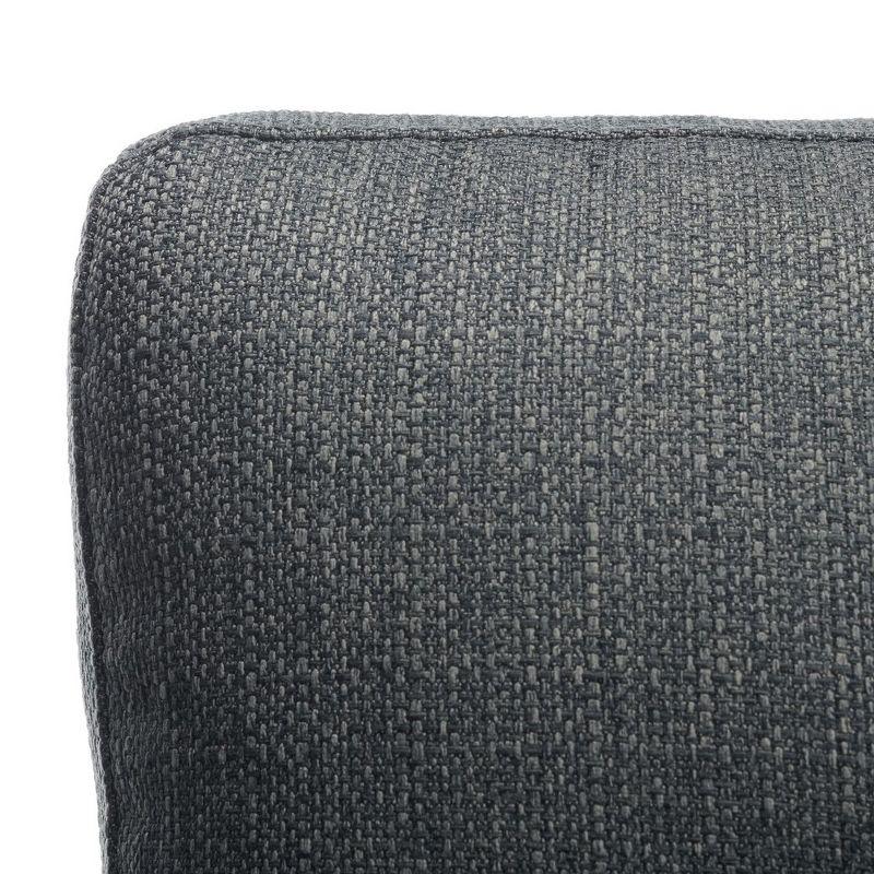 Gneiss Modern Linen Arm Chair - Slate/Grey - Safavieh