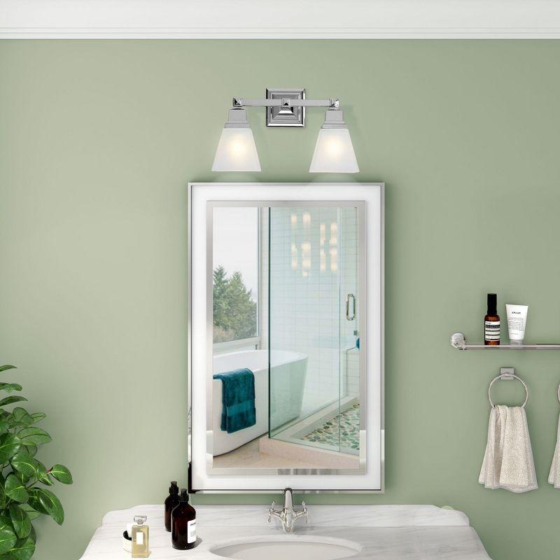 Livex Lighting Mission 2 - Light Vanity in  Polished Chrome